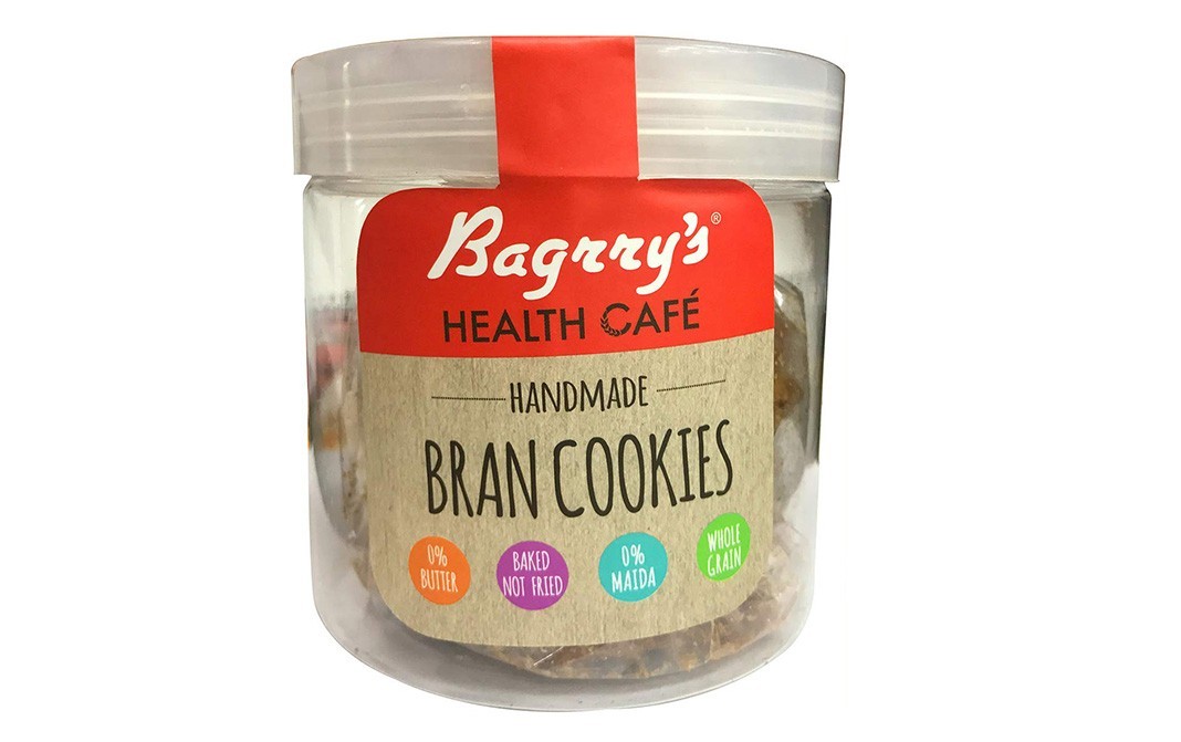 Bagrry's Handmade Bran Cookies    Jar  200 grams
